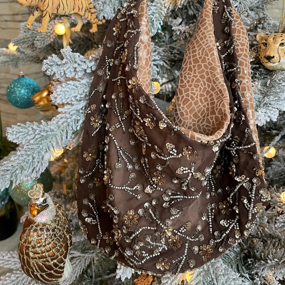 Renee Christopher Beaded Scarf Necklace. One of a kind